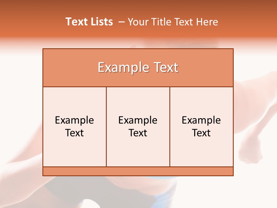 Sportive Weight Skater PowerPoint Template