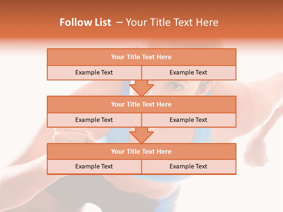 Sportive Weight Skater PowerPoint Template