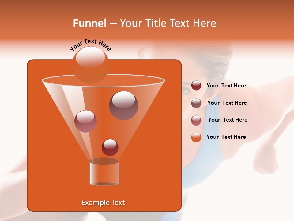 Sportive Weight Skater PowerPoint Template