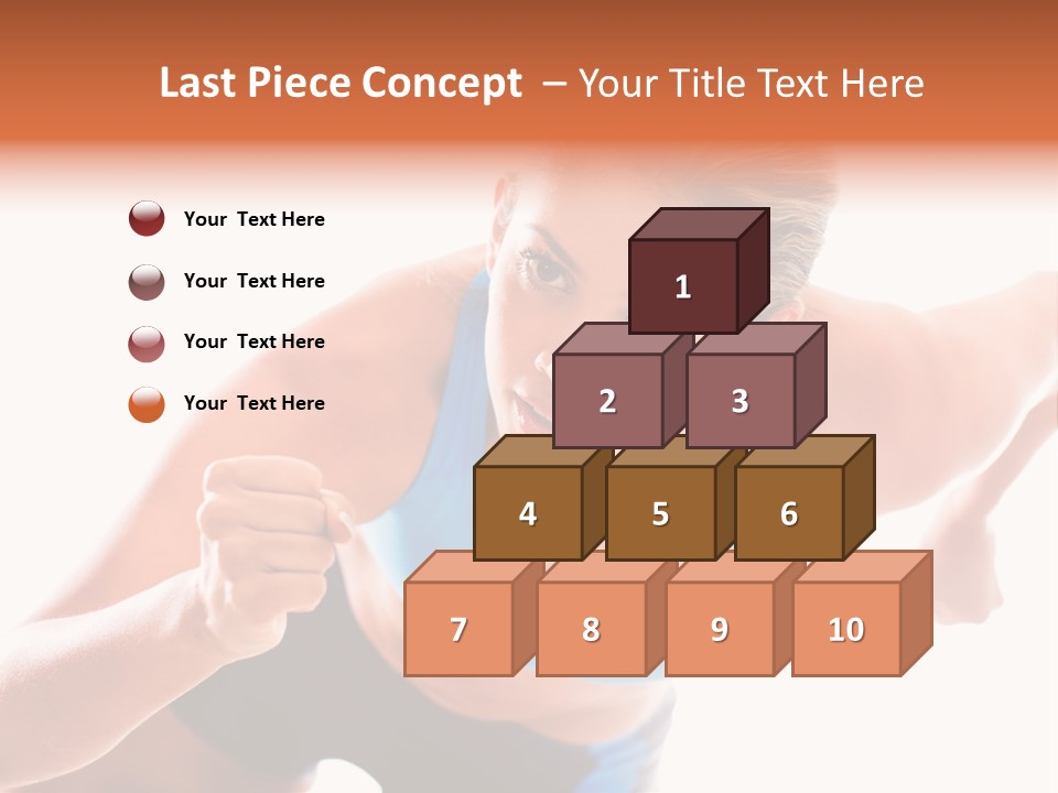 Sportive Weight Skater PowerPoint Template