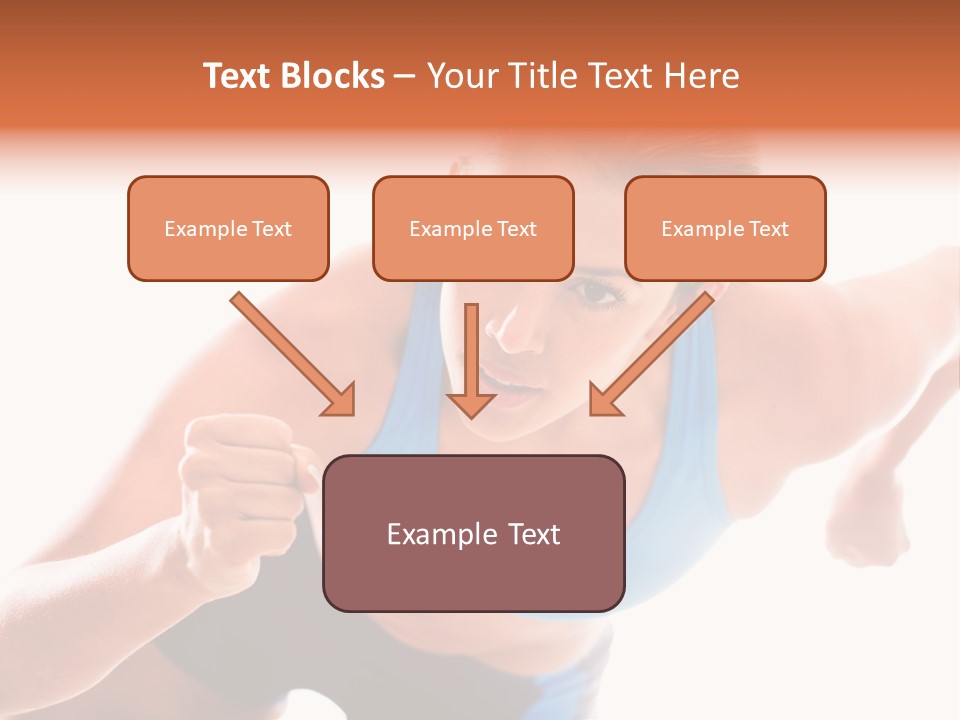 Sportive Weight Skater PowerPoint Template
