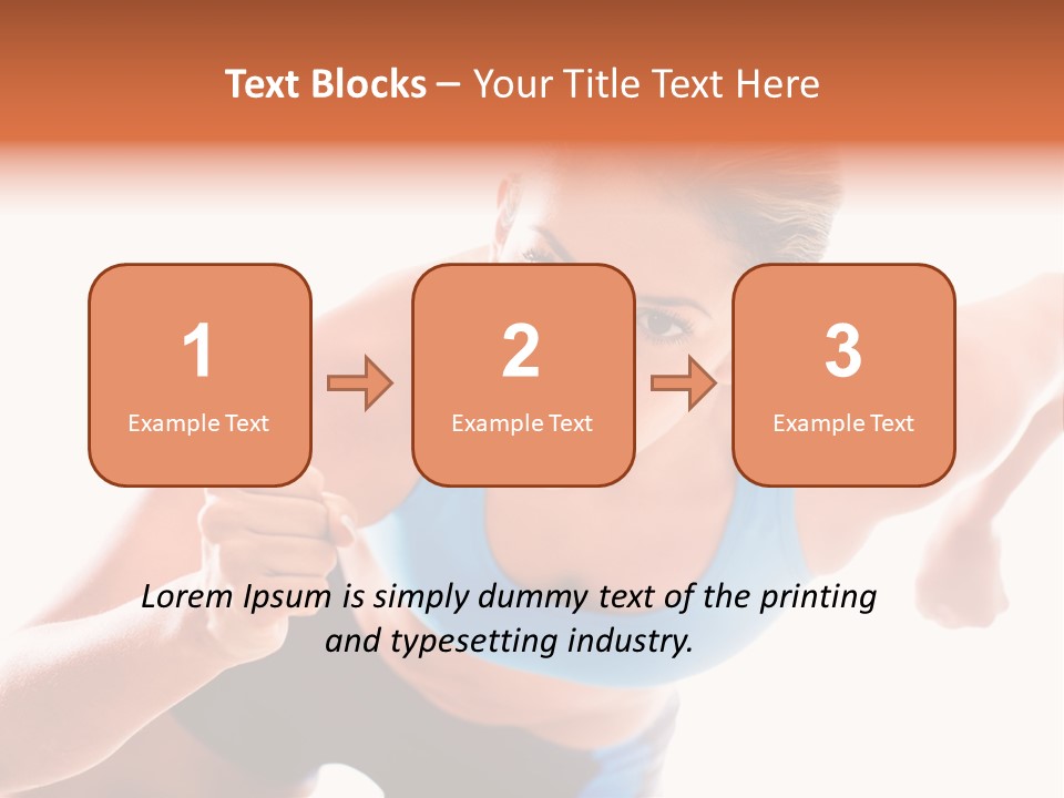 Sportive Weight Skater PowerPoint Template