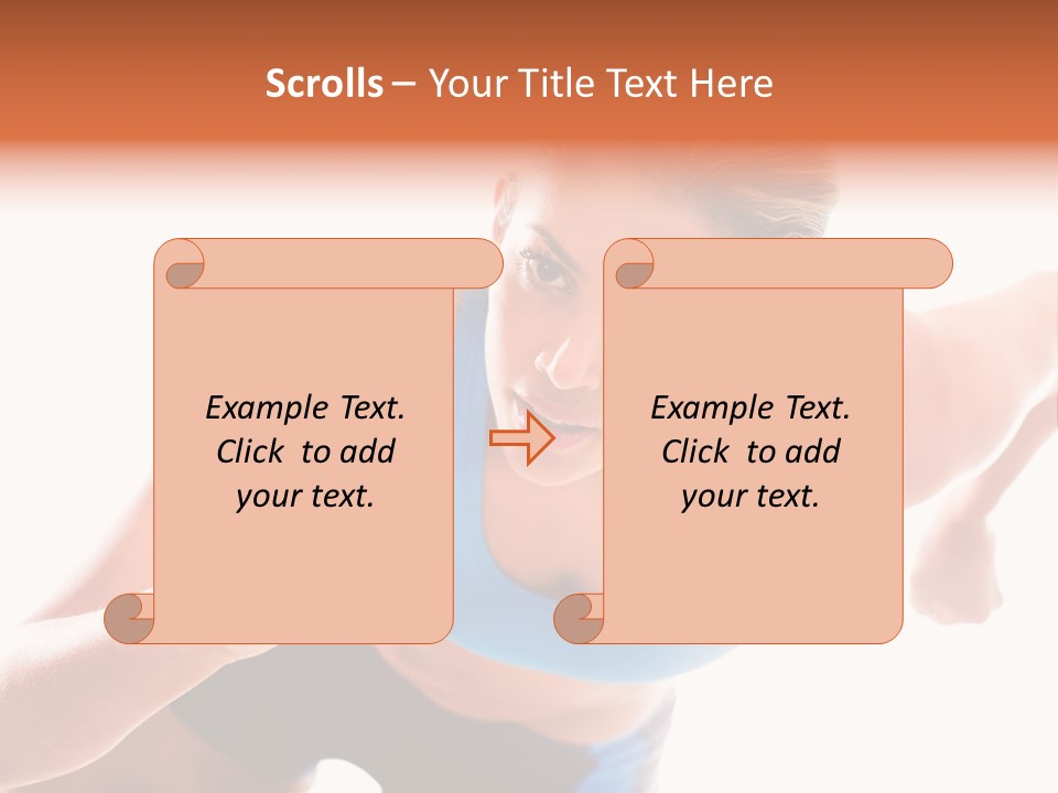 Sportive Weight Skater PowerPoint Template