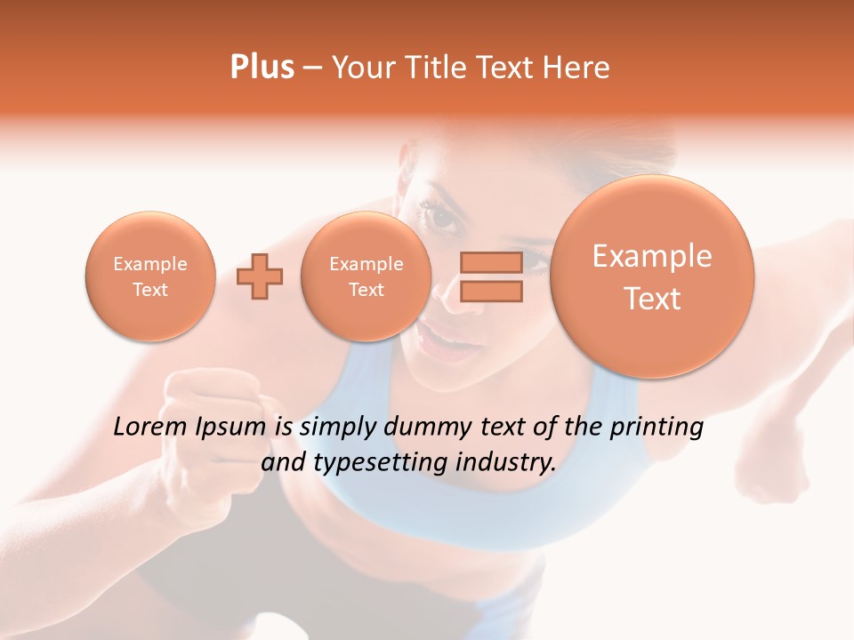 Sportive Weight Skater PowerPoint Template
