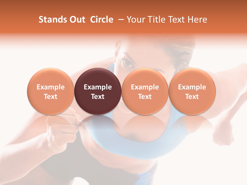 Sportive Weight Skater PowerPoint Template