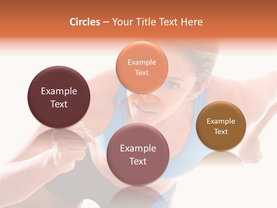 Sportive Weight Skater PowerPoint Template