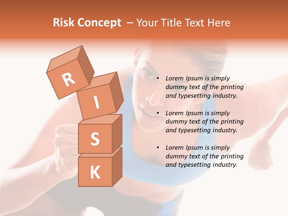 Sportive Weight Skater PowerPoint Template