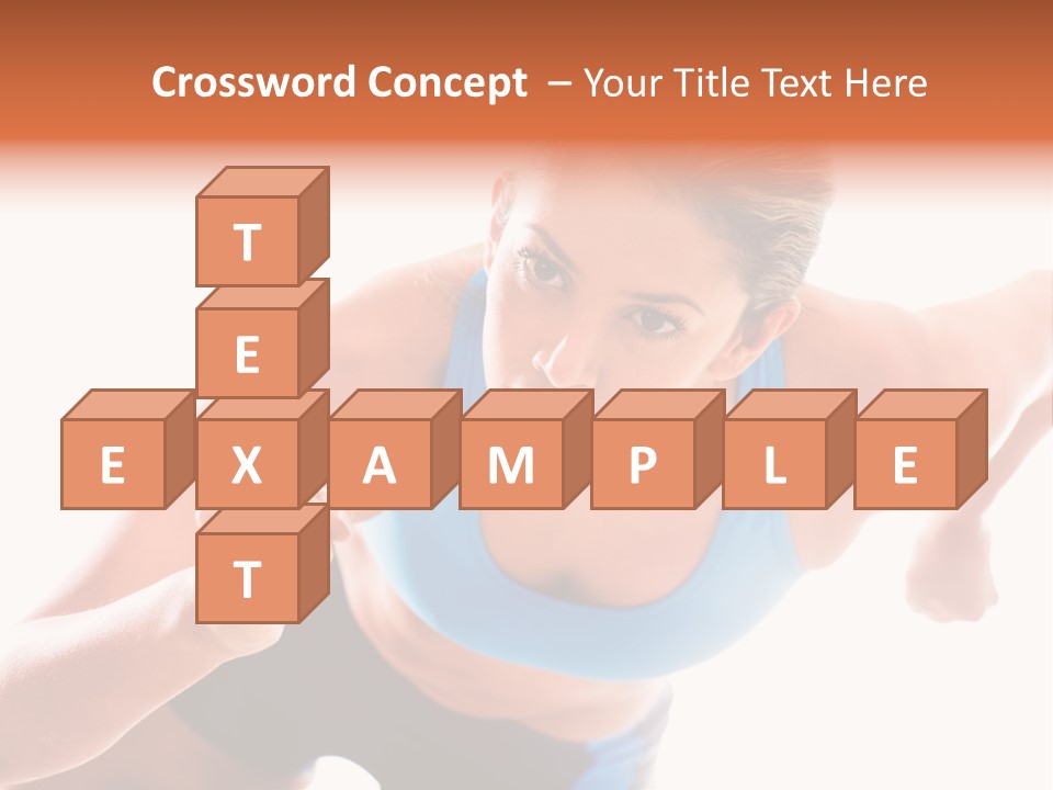 Sportive Weight Skater PowerPoint Template