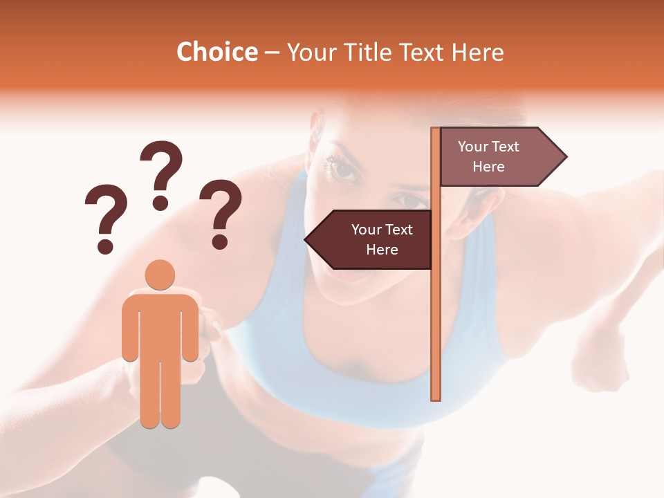 Sportive Weight Skater PowerPoint Template