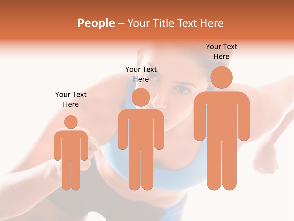 Sportive Weight Skater PowerPoint Template