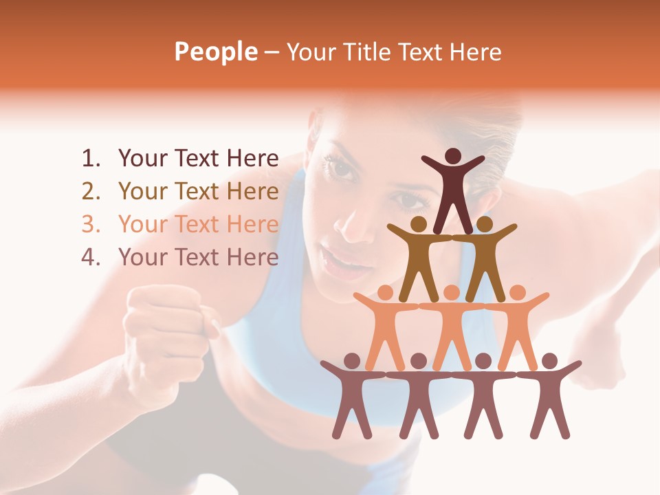 Sportive Weight Skater PowerPoint Template