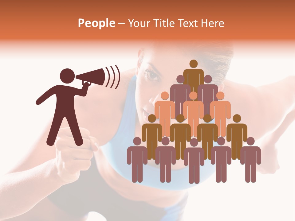 Sportive Weight Skater PowerPoint Template