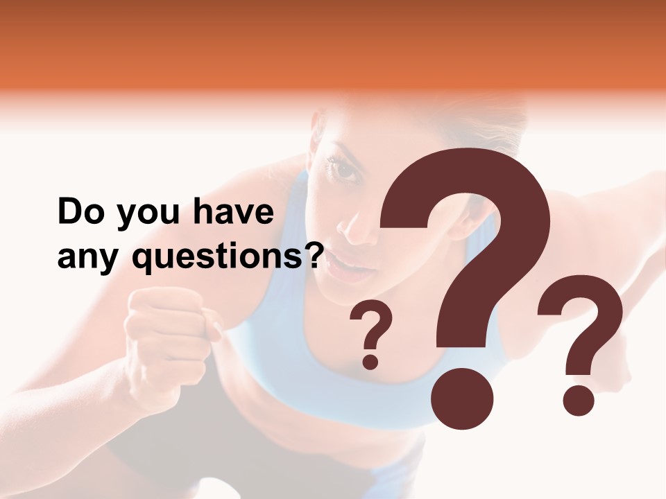 Sportive Weight Skater PowerPoint Template