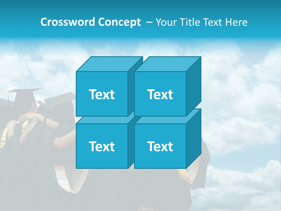 Back Grad Cloud PowerPoint Template