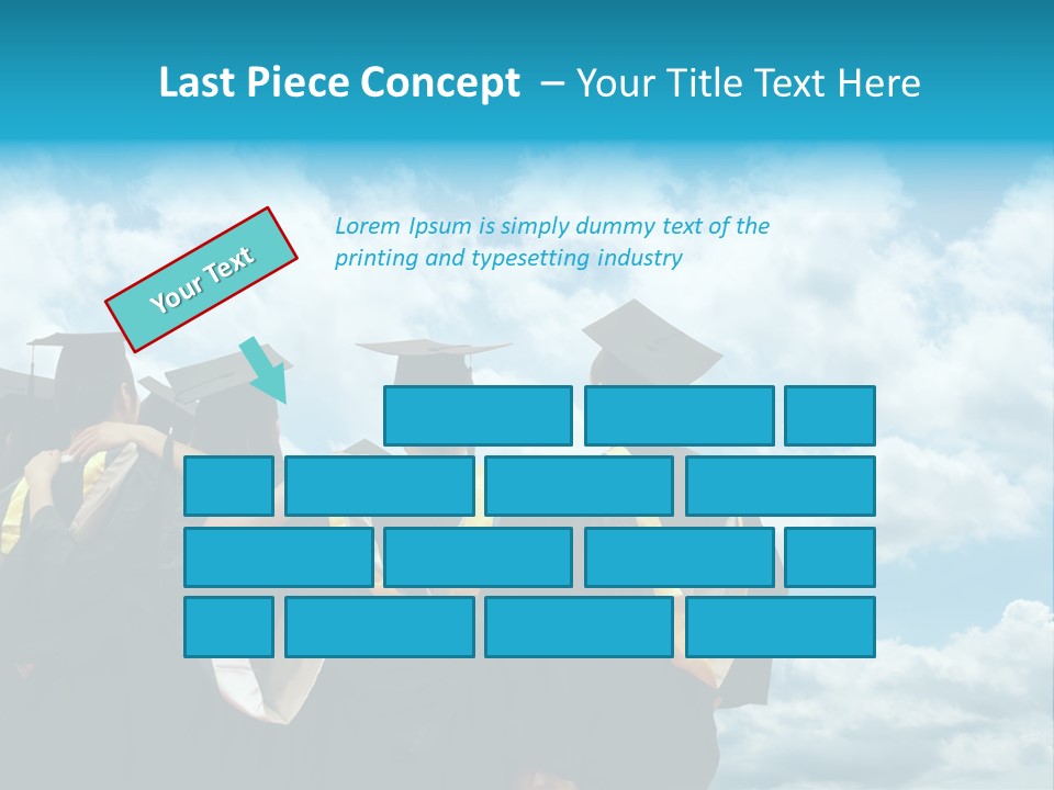 Back Grad Cloud PowerPoint Template