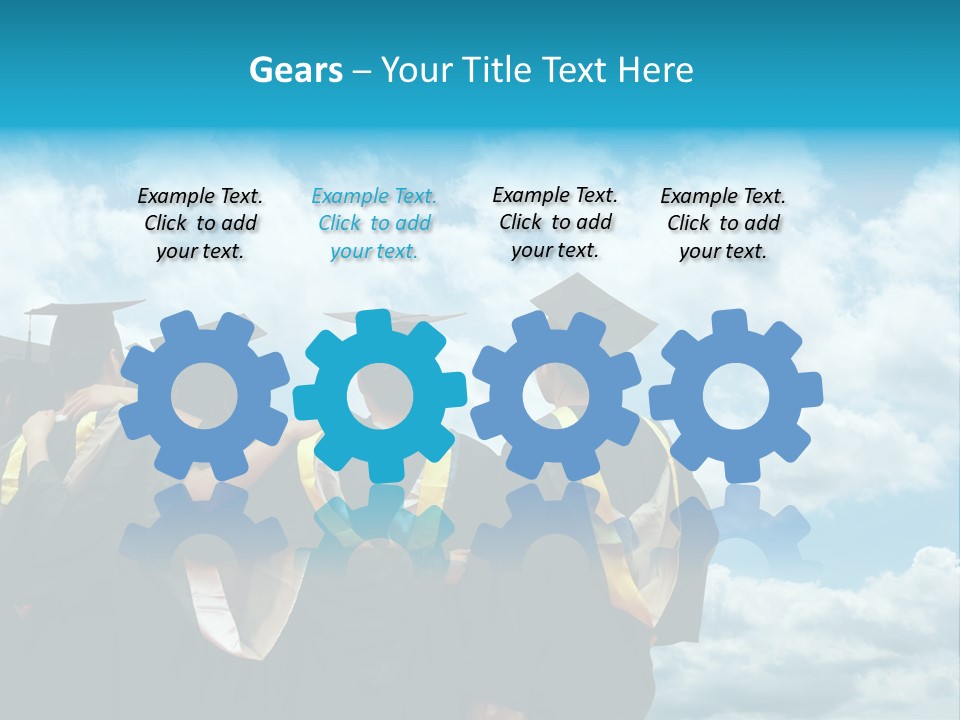 Back Grad Cloud PowerPoint Template