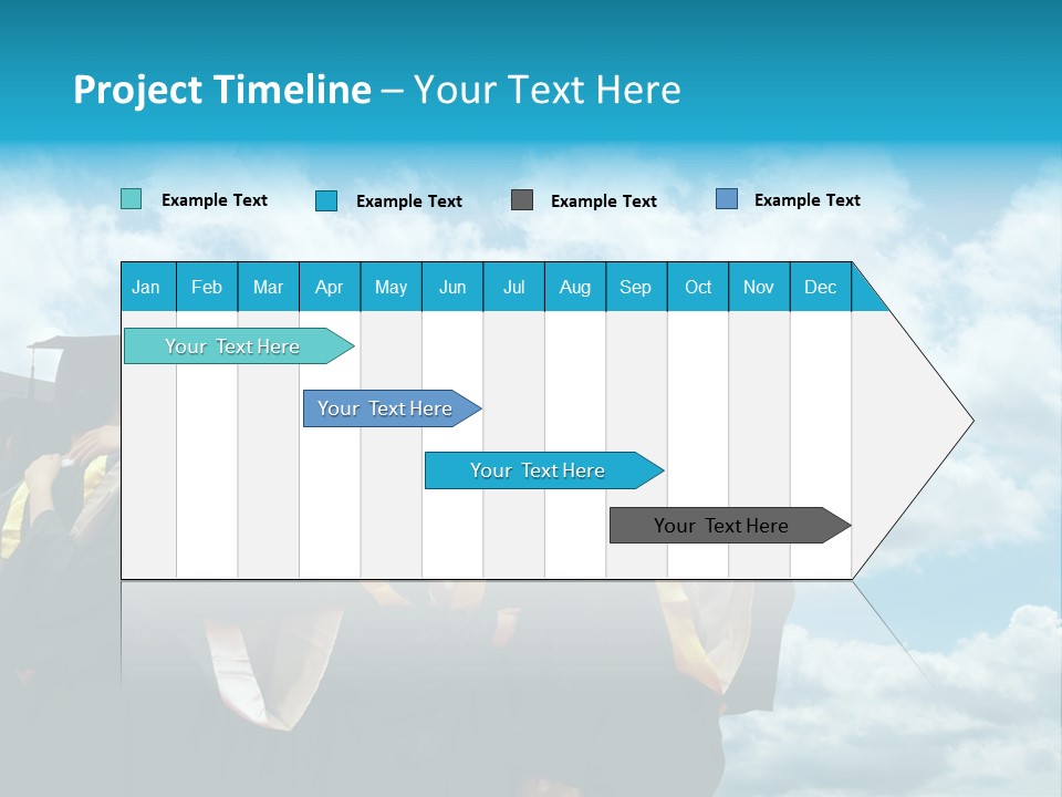 Back Grad Cloud PowerPoint Template