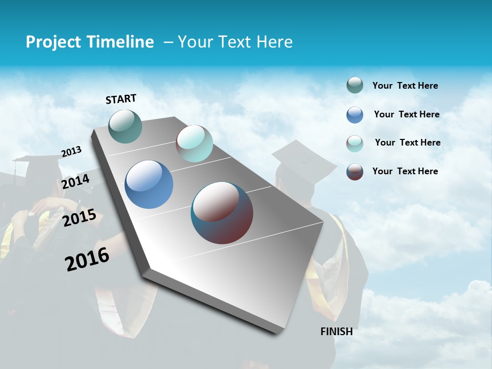 Back Grad Cloud PowerPoint Template