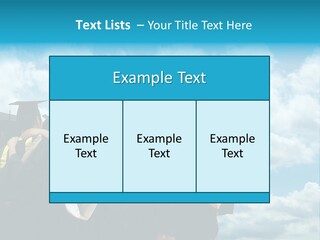 Back Grad Cloud PowerPoint Template