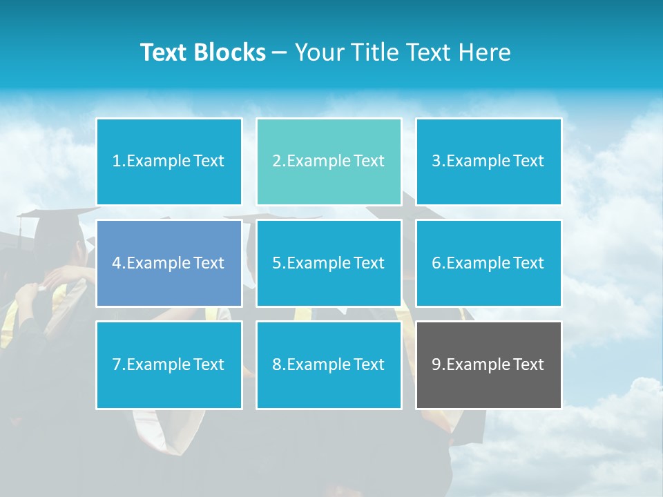 Back Grad Cloud PowerPoint Template