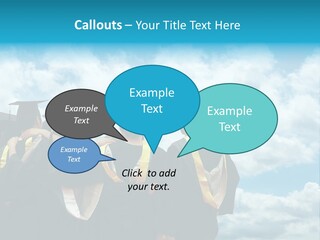 Back Grad Cloud PowerPoint Template