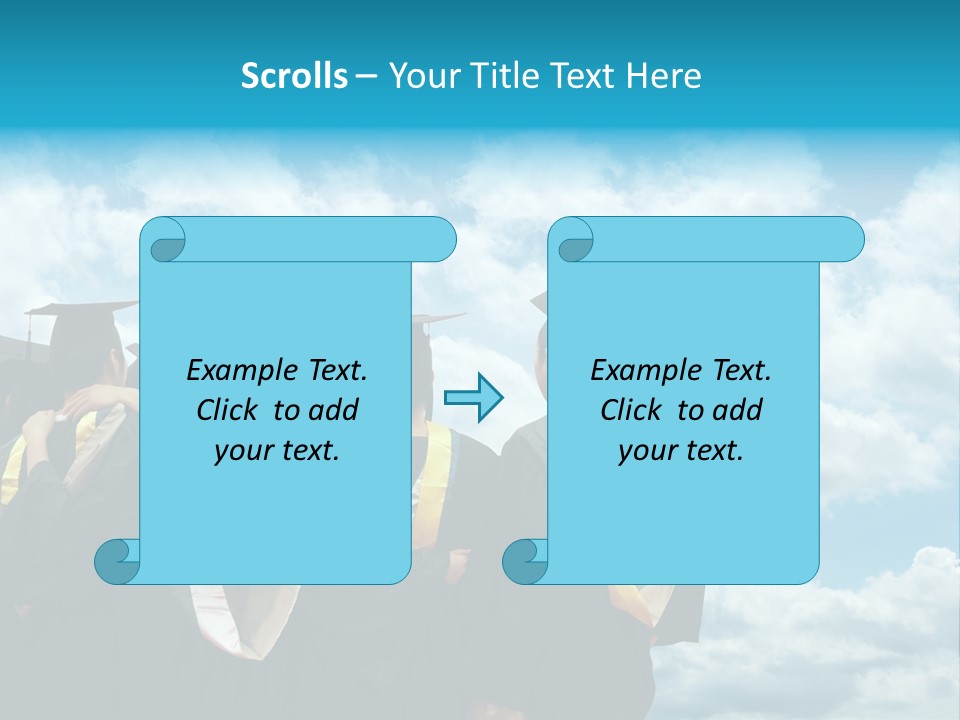 Back Grad Cloud PowerPoint Template