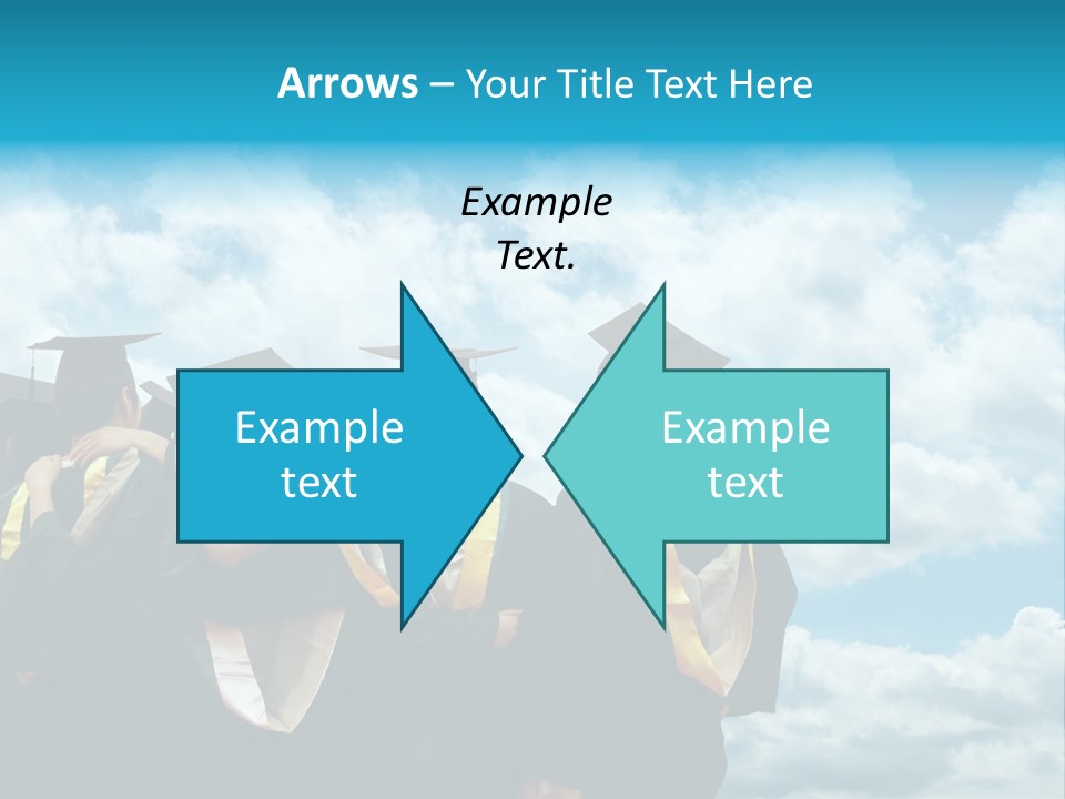 Back Grad Cloud PowerPoint Template