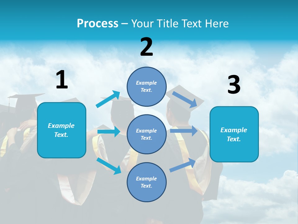 Back Grad Cloud PowerPoint Template