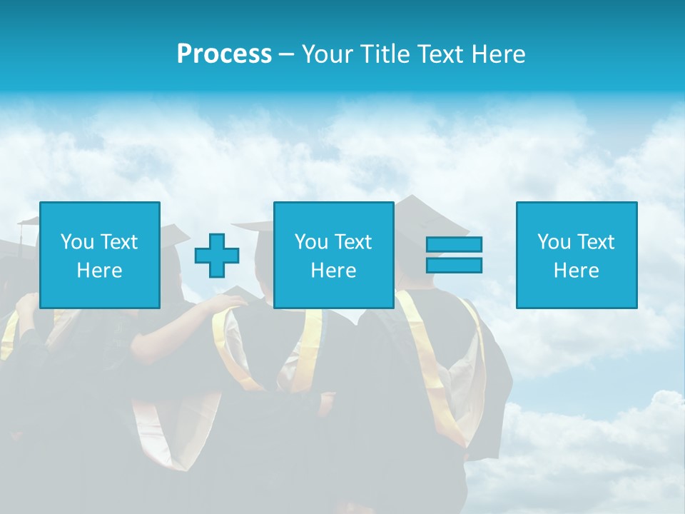 Back Grad Cloud PowerPoint Template
