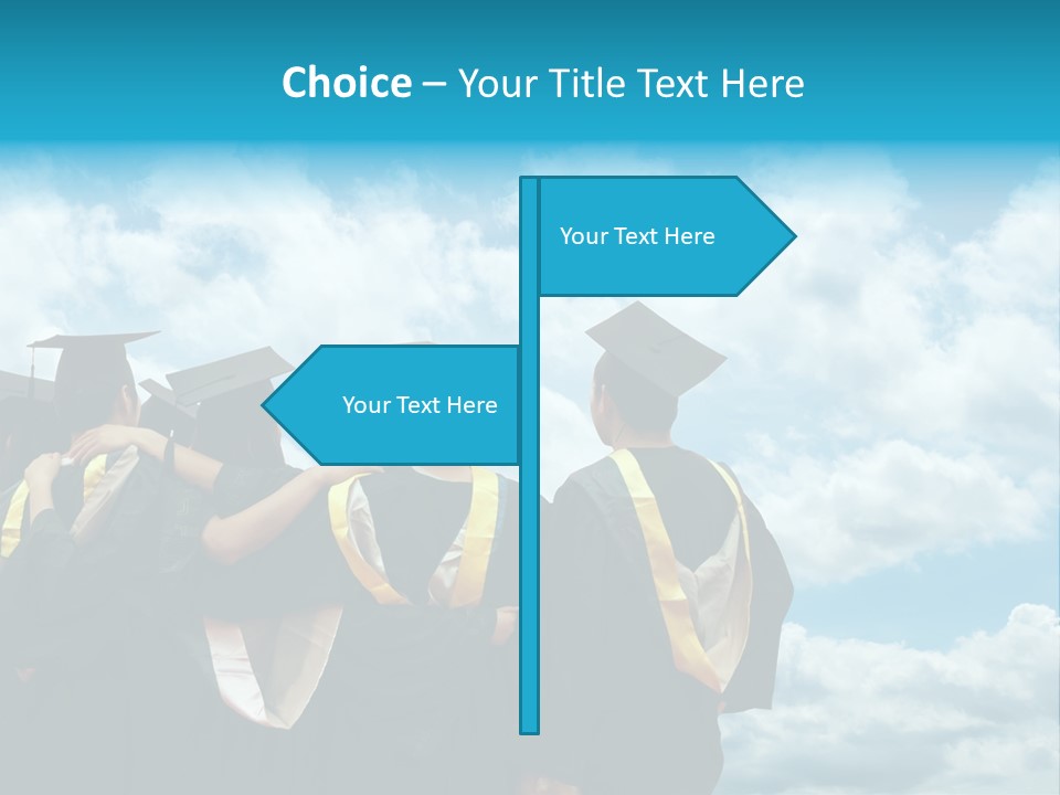 Back Grad Cloud PowerPoint Template