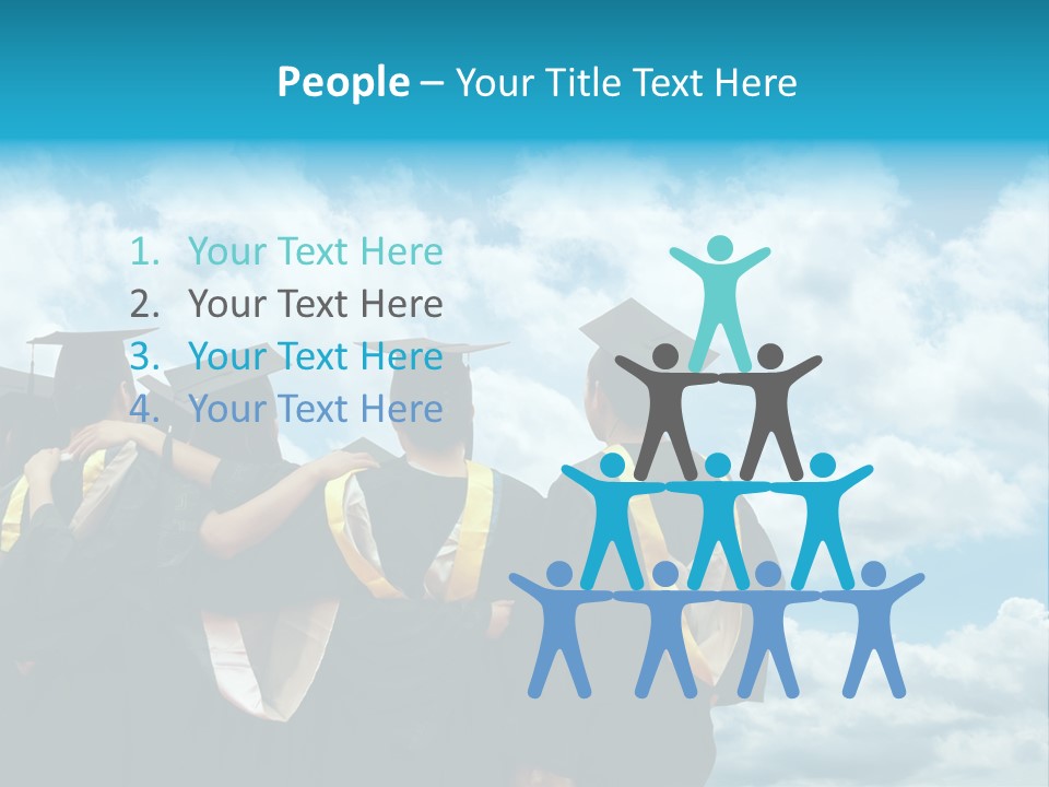 Back Grad Cloud PowerPoint Template