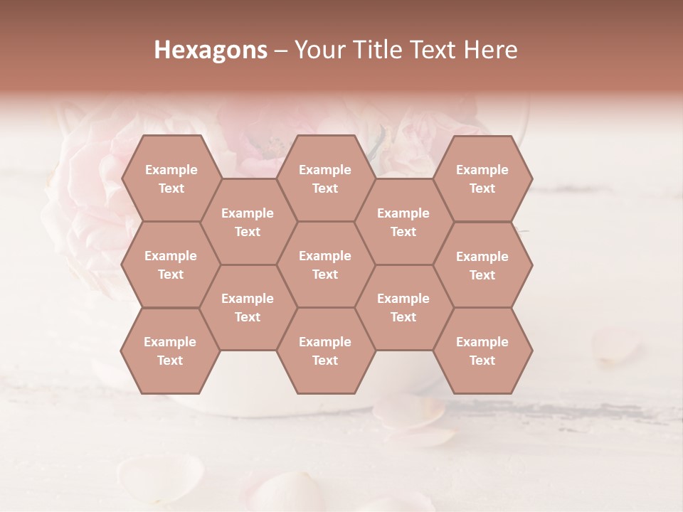 Damaged Color Flower PowerPoint Template