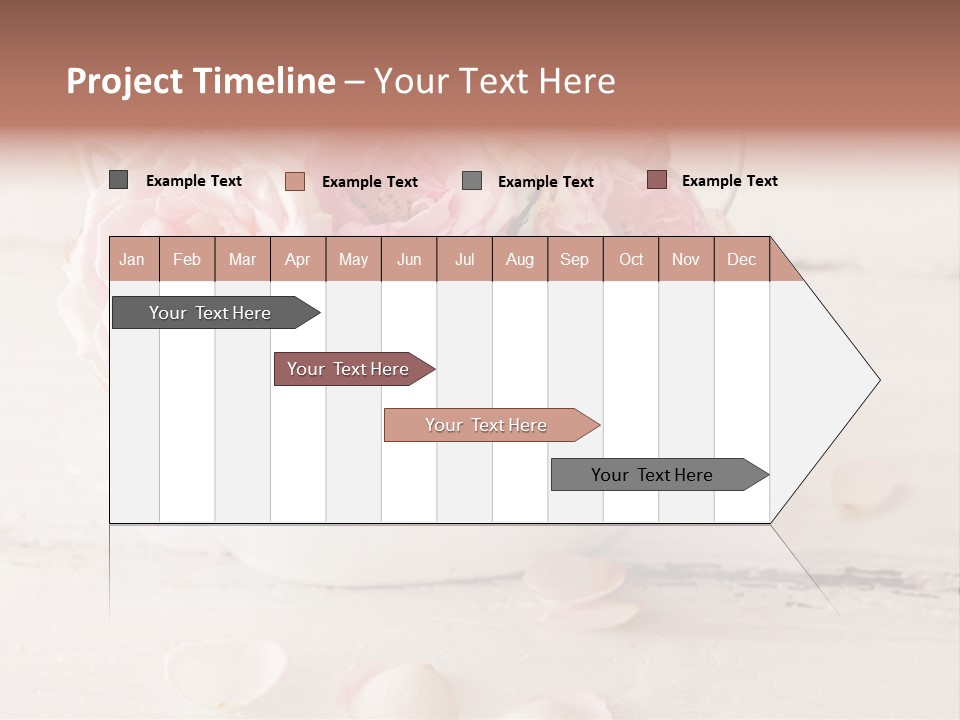 Damaged Color Flower PowerPoint Template