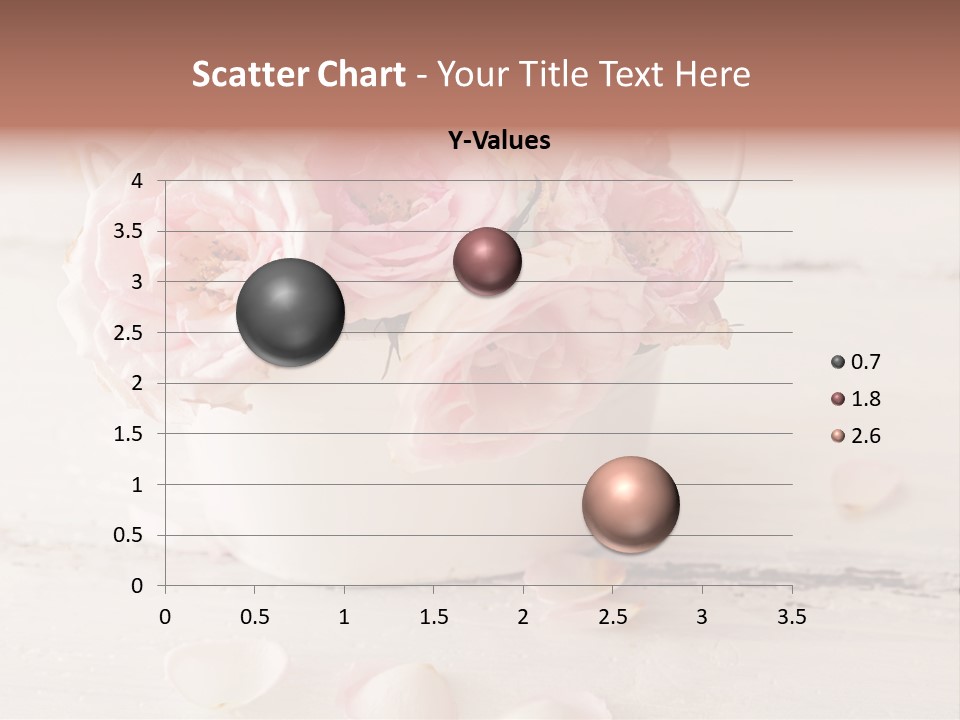 Damaged Color Flower PowerPoint Template