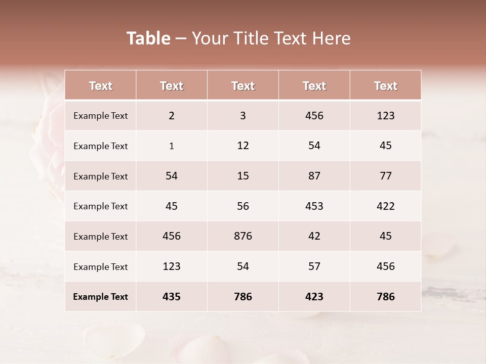 Damaged Color Flower PowerPoint Template