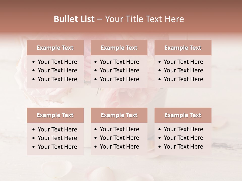 Damaged Color Flower PowerPoint Template