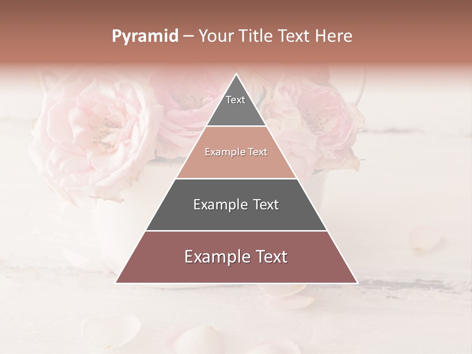 Damaged Color Flower PowerPoint Template