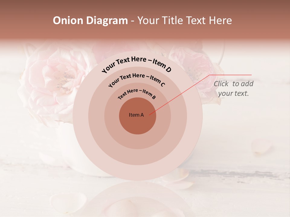Damaged Color Flower PowerPoint Template
