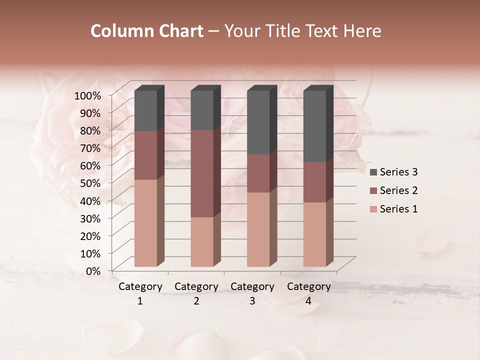 Damaged Color Flower PowerPoint Template