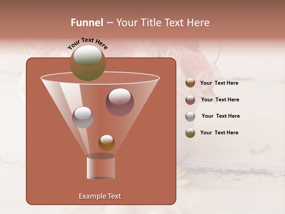 Damaged Color Flower PowerPoint Template