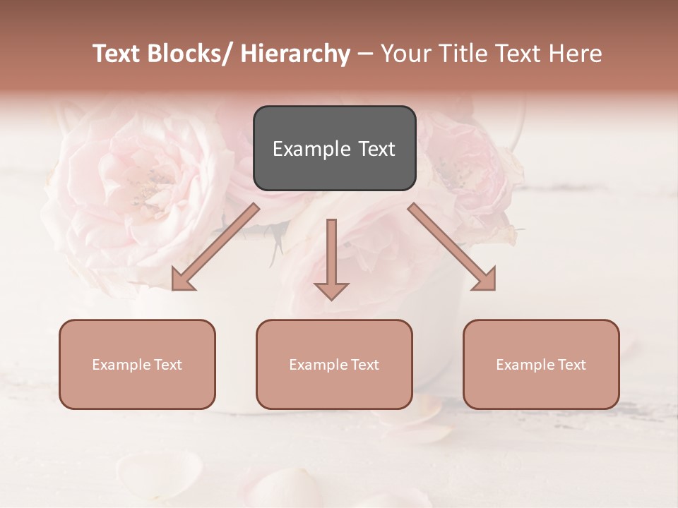 Damaged Color Flower PowerPoint Template