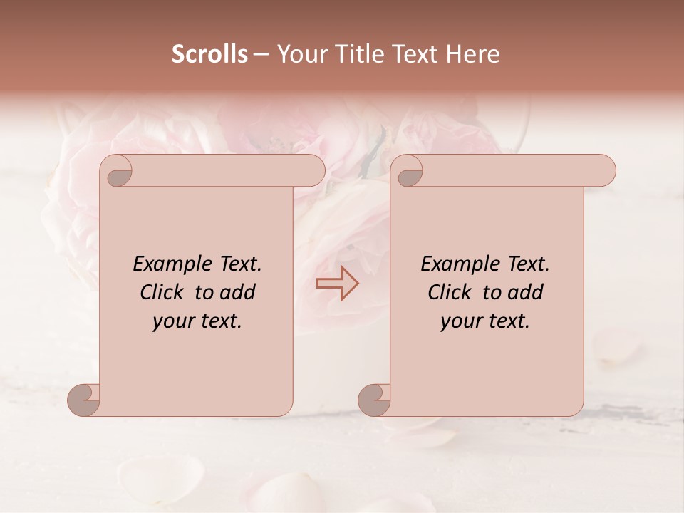 Damaged Color Flower PowerPoint Template