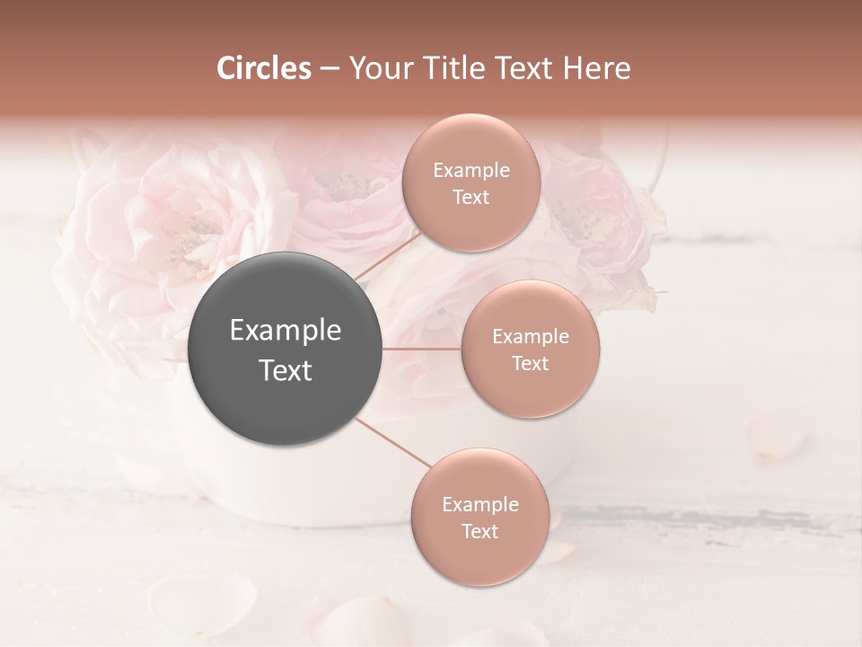 Damaged Color Flower PowerPoint Template