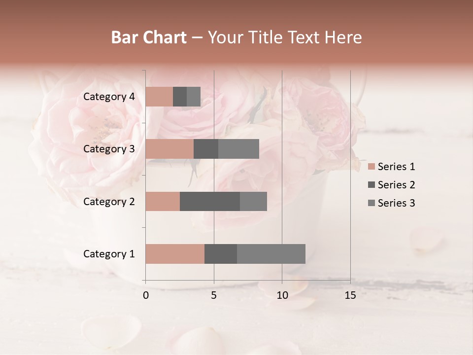 Damaged Color Flower PowerPoint Template