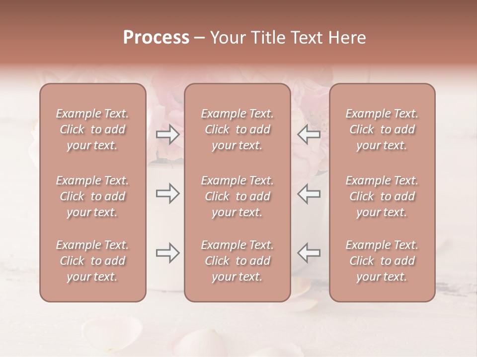 Damaged Color Flower PowerPoint Template