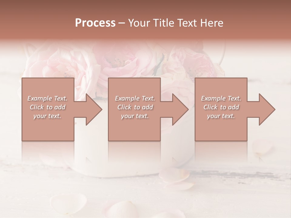 Damaged Color Flower PowerPoint Template