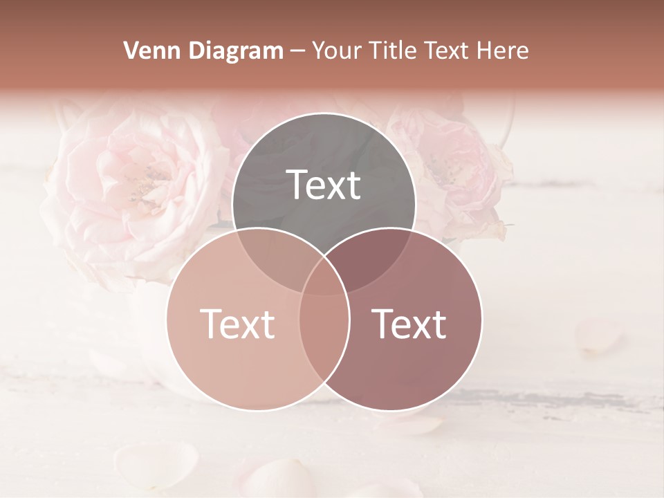 Damaged Color Flower PowerPoint Template