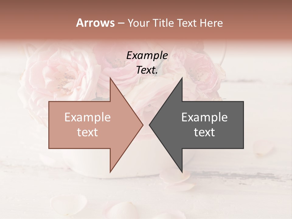 Damaged Color Flower PowerPoint Template