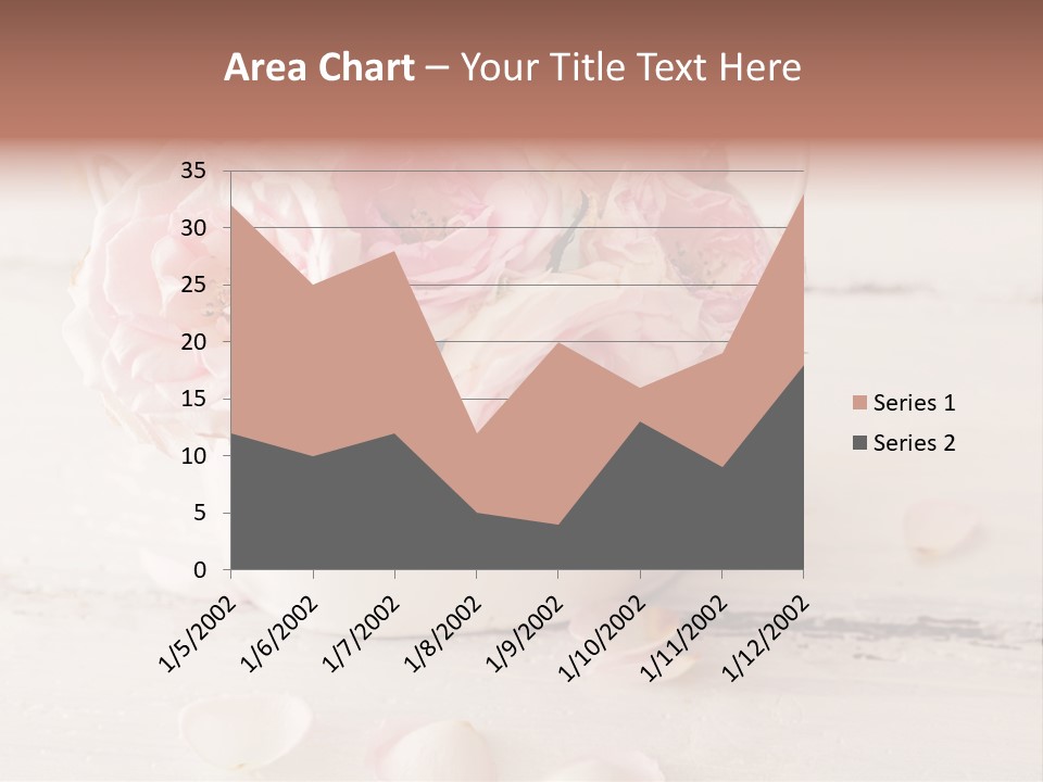 Damaged Color Flower PowerPoint Template