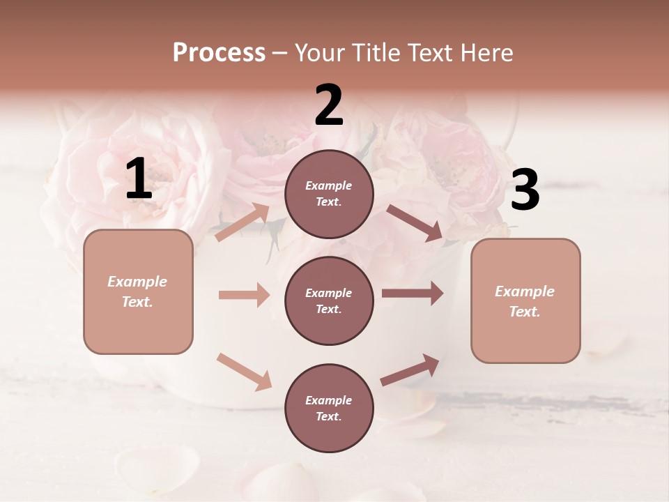 Damaged Color Flower PowerPoint Template